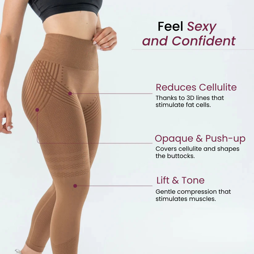 3D Legging | Chocolate Brown