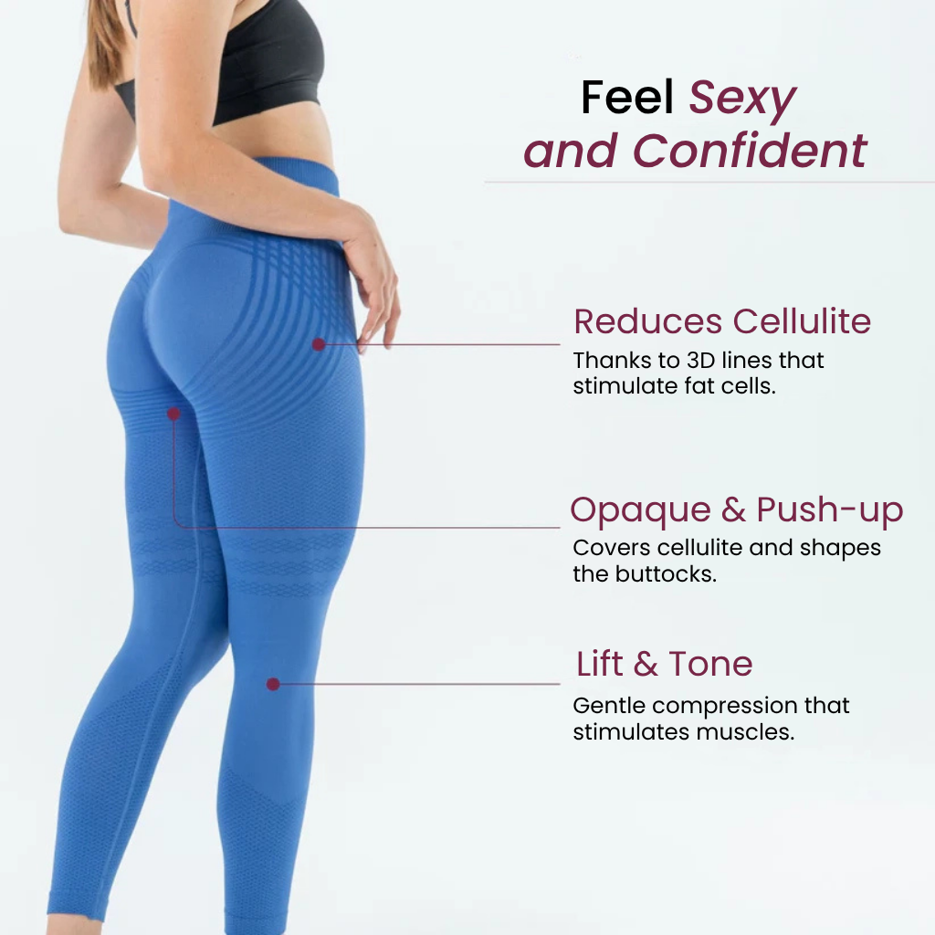 3D Legging | Sky Blue