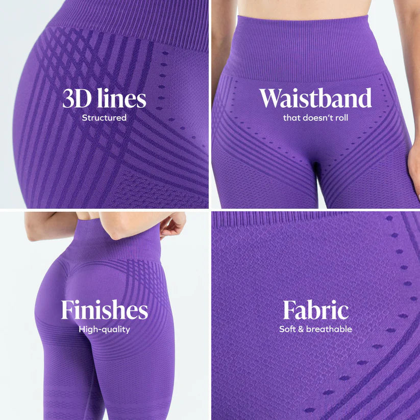 3D Legging | Royal Purple